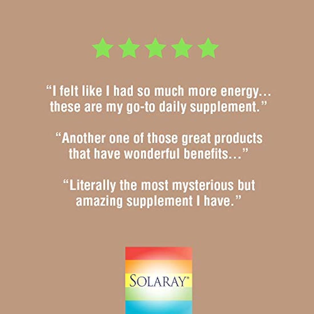 Suplemento de energía y estado de ánimo Solaray