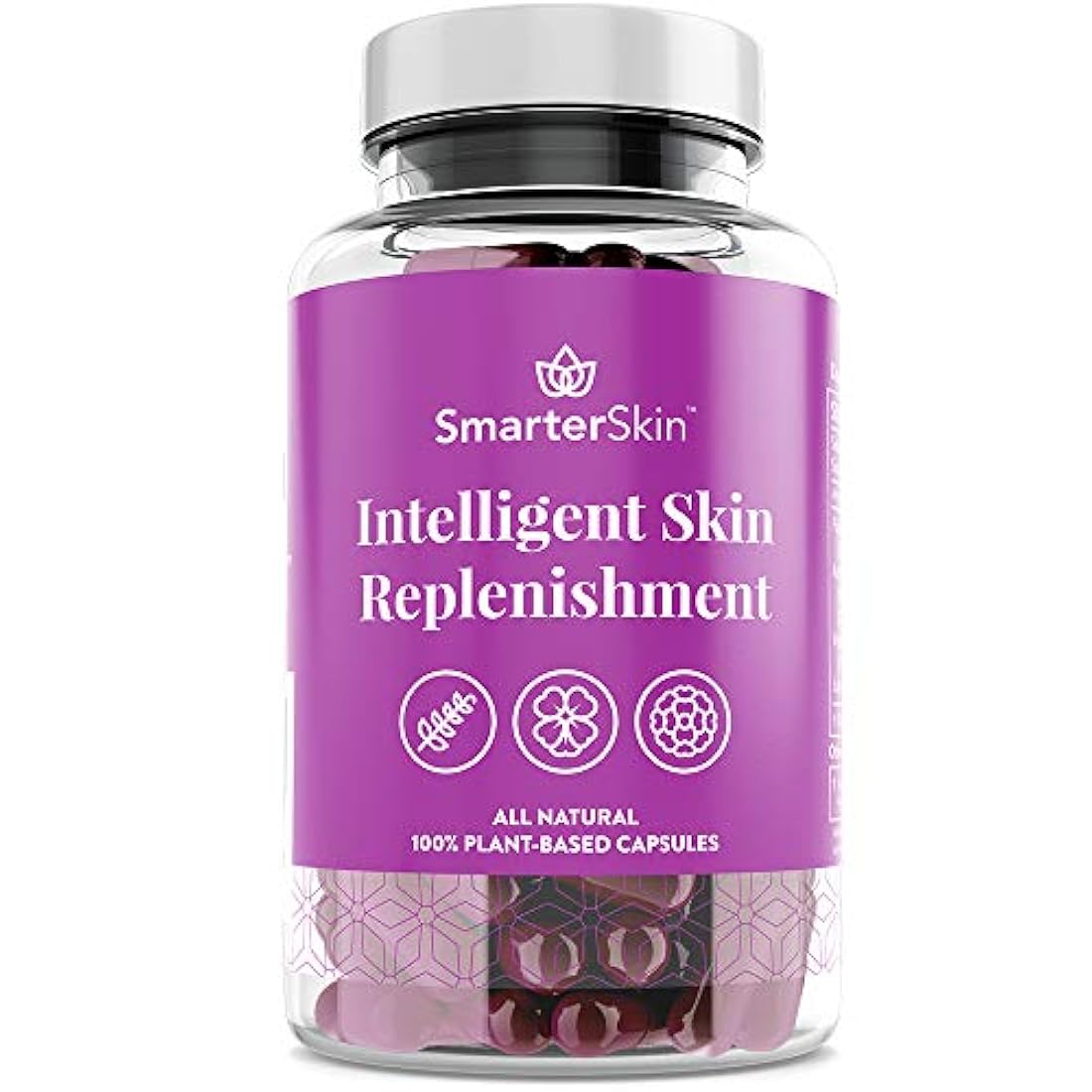 Accesorio para la piel más inteligente, belleza, formulado con leucotomos de polipodio de 240 mg, lutein de 20 mg, 50 mg de verbascosida