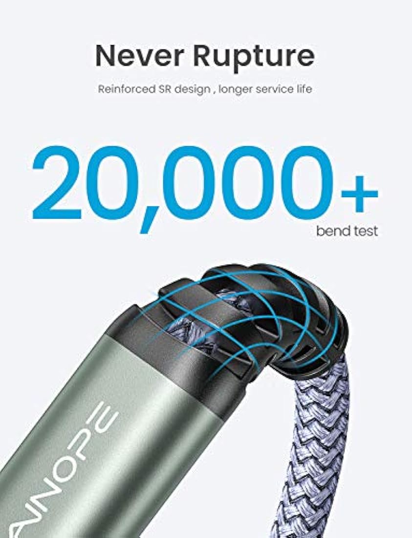 Cable cargador USB, gris