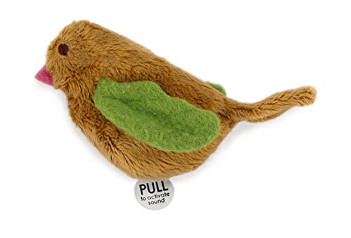 SmartyKat Chickadee Chirp Cat Toy con sonidos de pájaros