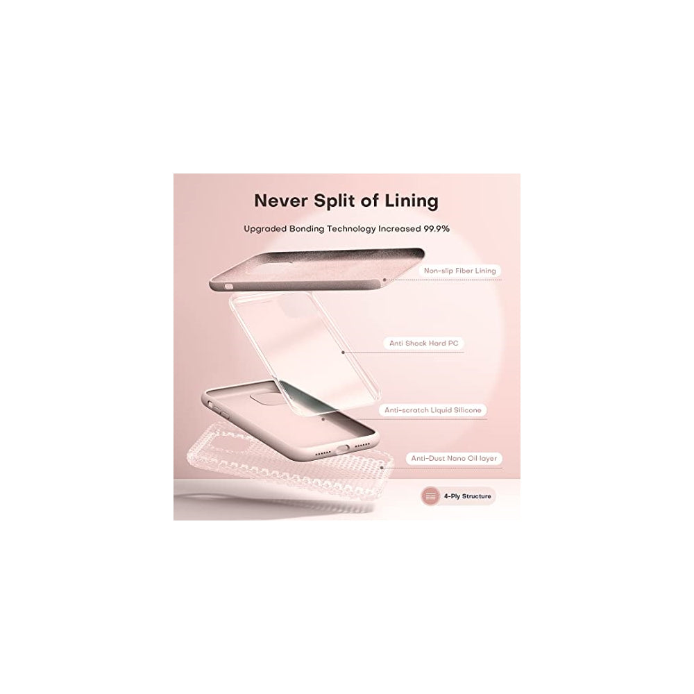 Fundas y Estuches para iPhone 11 de Silicona Rosado