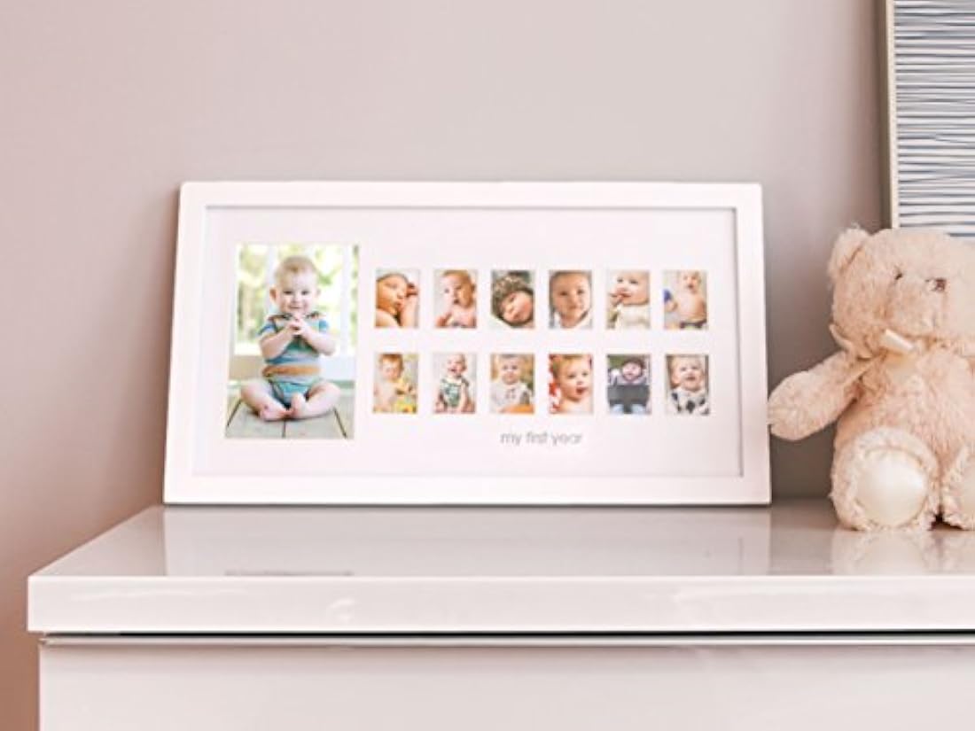 Álbum de fotos de recuerdo Mi primer año Pearhead, mensual