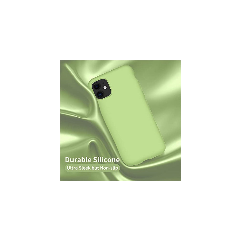 Fundas y Estuches para iPhone 11 silicona Verde Te