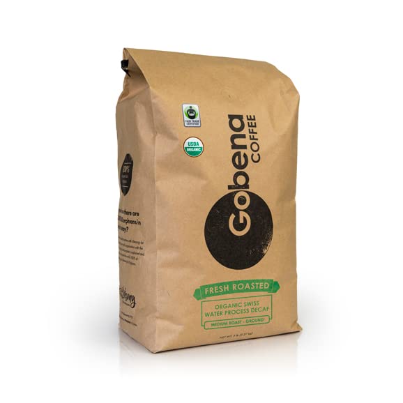 Café Decaf Orgánico Fair Trade 5 lb, 100% Arábica, Swiss Water