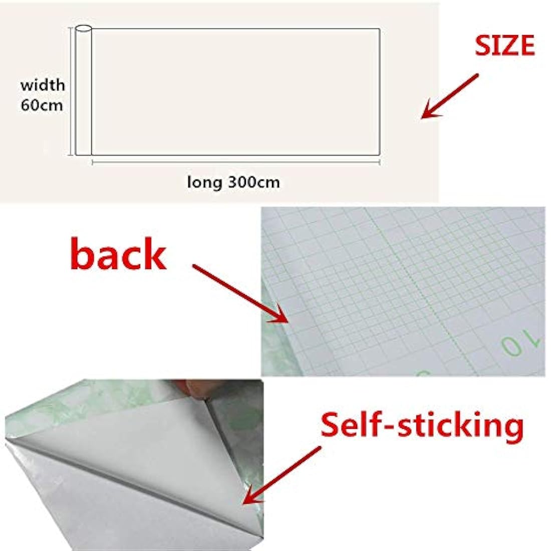 Papel pintado autoadhesivo, diseño de granito