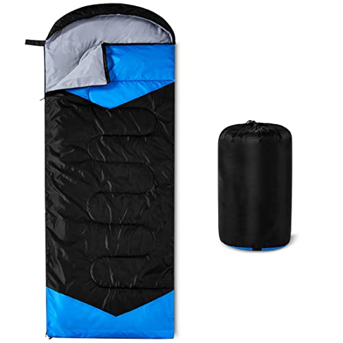 Oaskys - Saco de dormir para acampar otoño, ligero