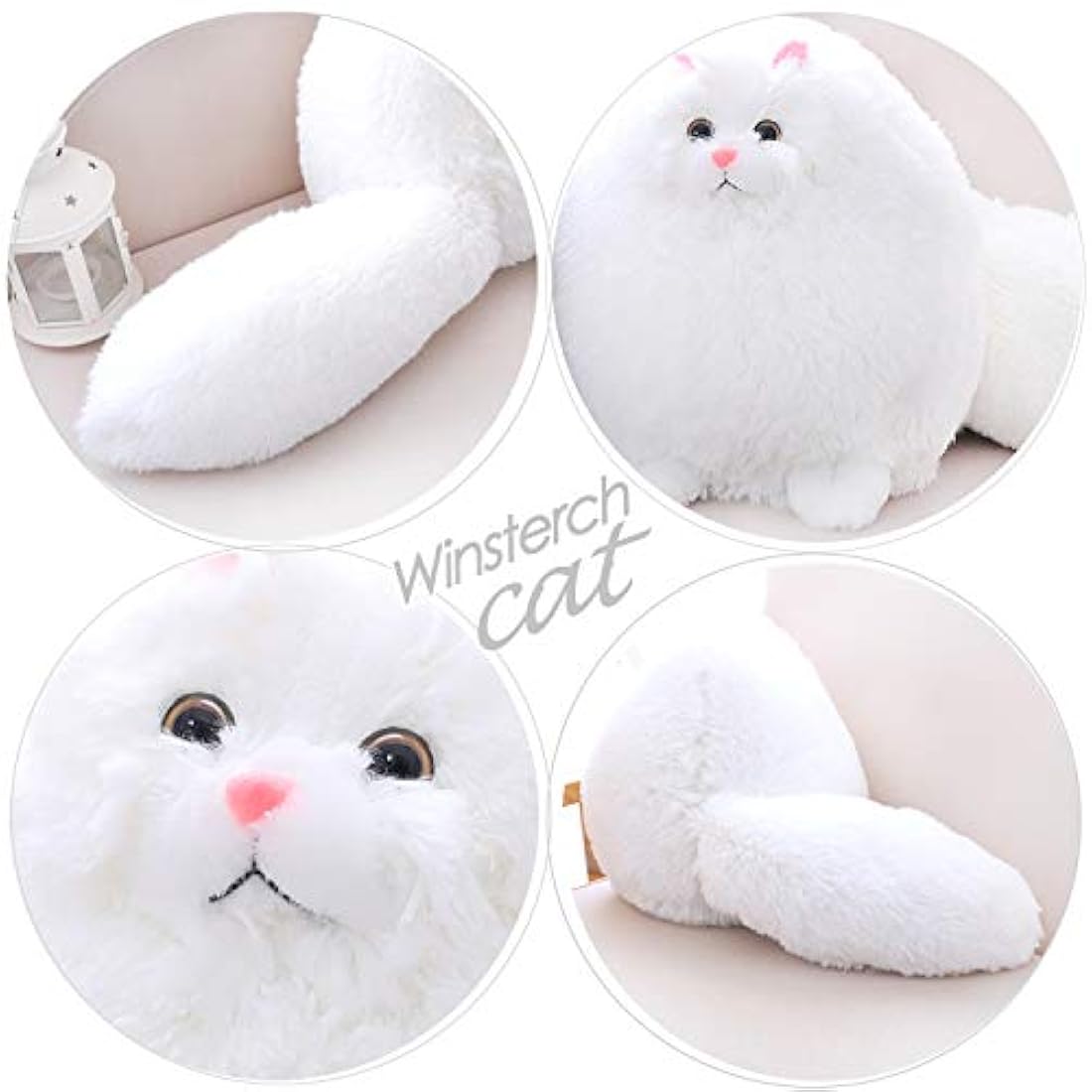 Juguete de peluche en forma de gato para niños