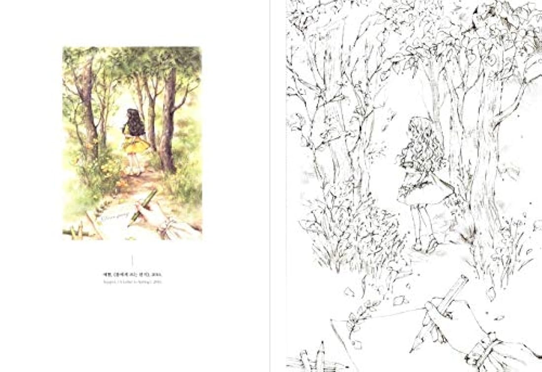 Libro para colorear para niña