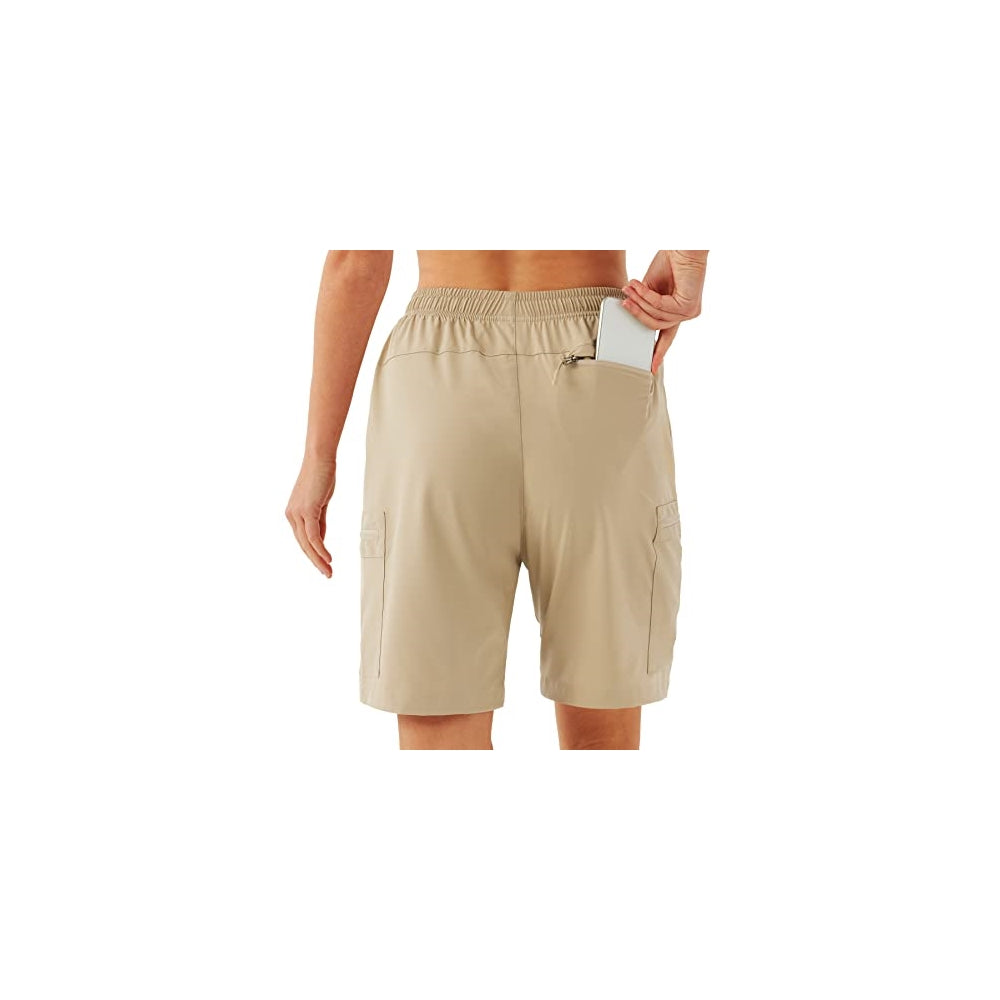 Shorts cortos tipo cargo de senderismo para mujer XXL