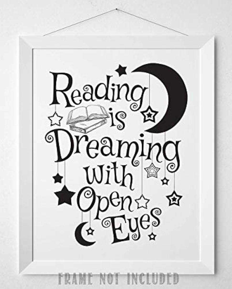 Leer es soñar con los ojos abiertos Lámina sin marco 11x14