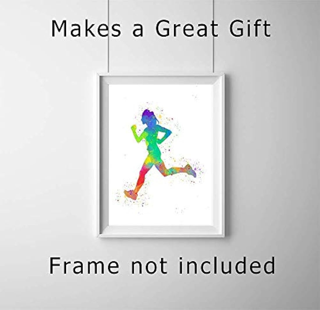 Impresión abstracta sin marco Ideal para atletas