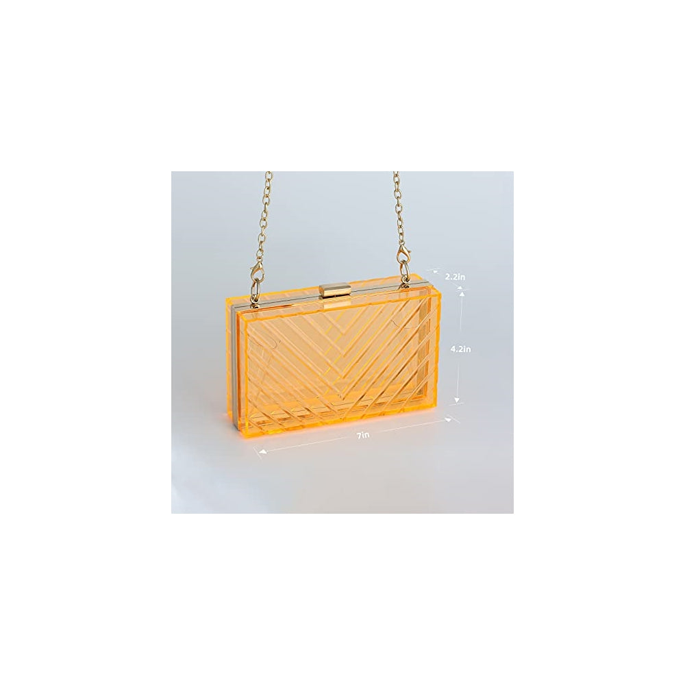 Bolsos claro de las mujeres del monedero de acrílico