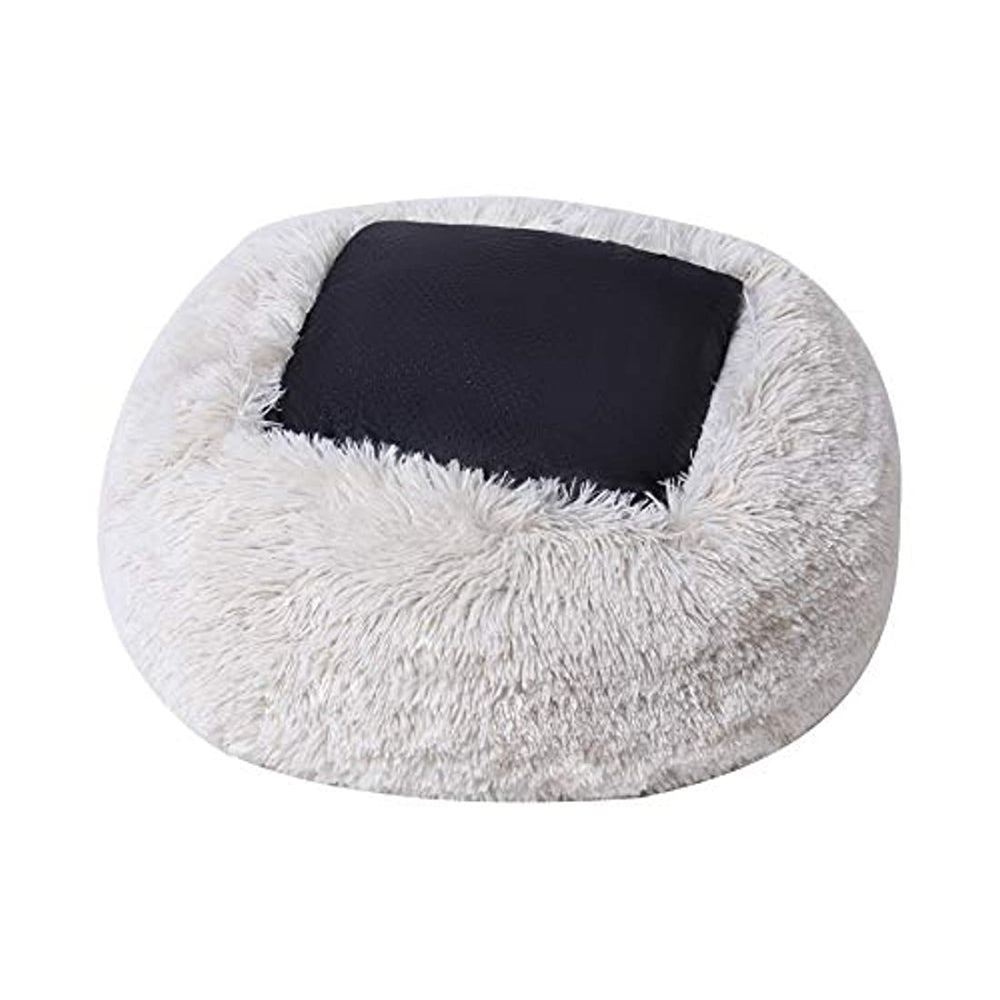 Camas calmantes para gatos y perros de 50cm, color beige