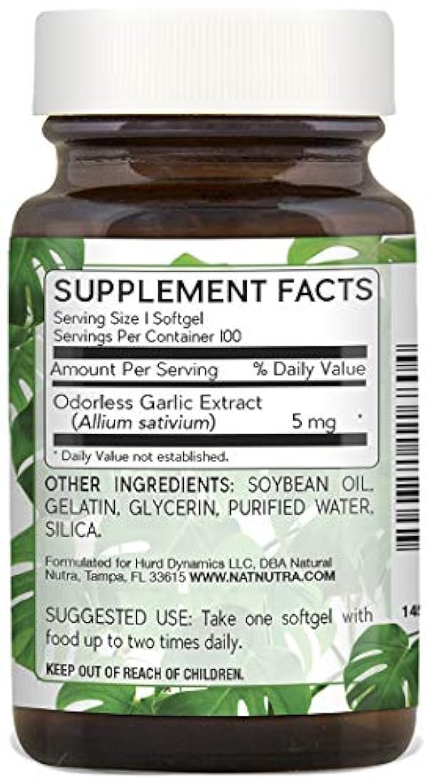 Natural Nutra - Suplemento multivitaminico de 100 capsulas