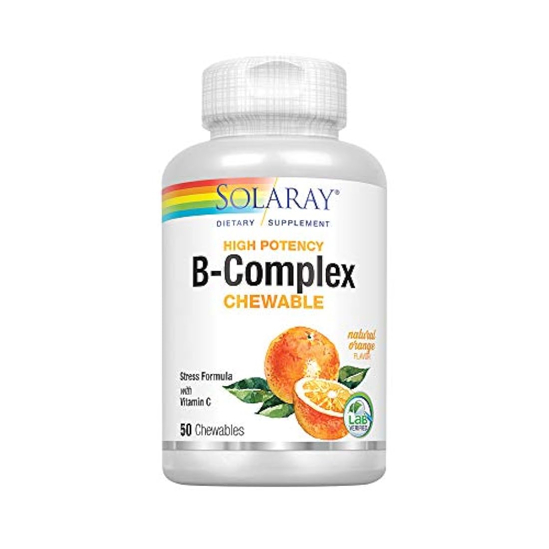 Vitamina B-Complex 250mg sabor natural a naranja