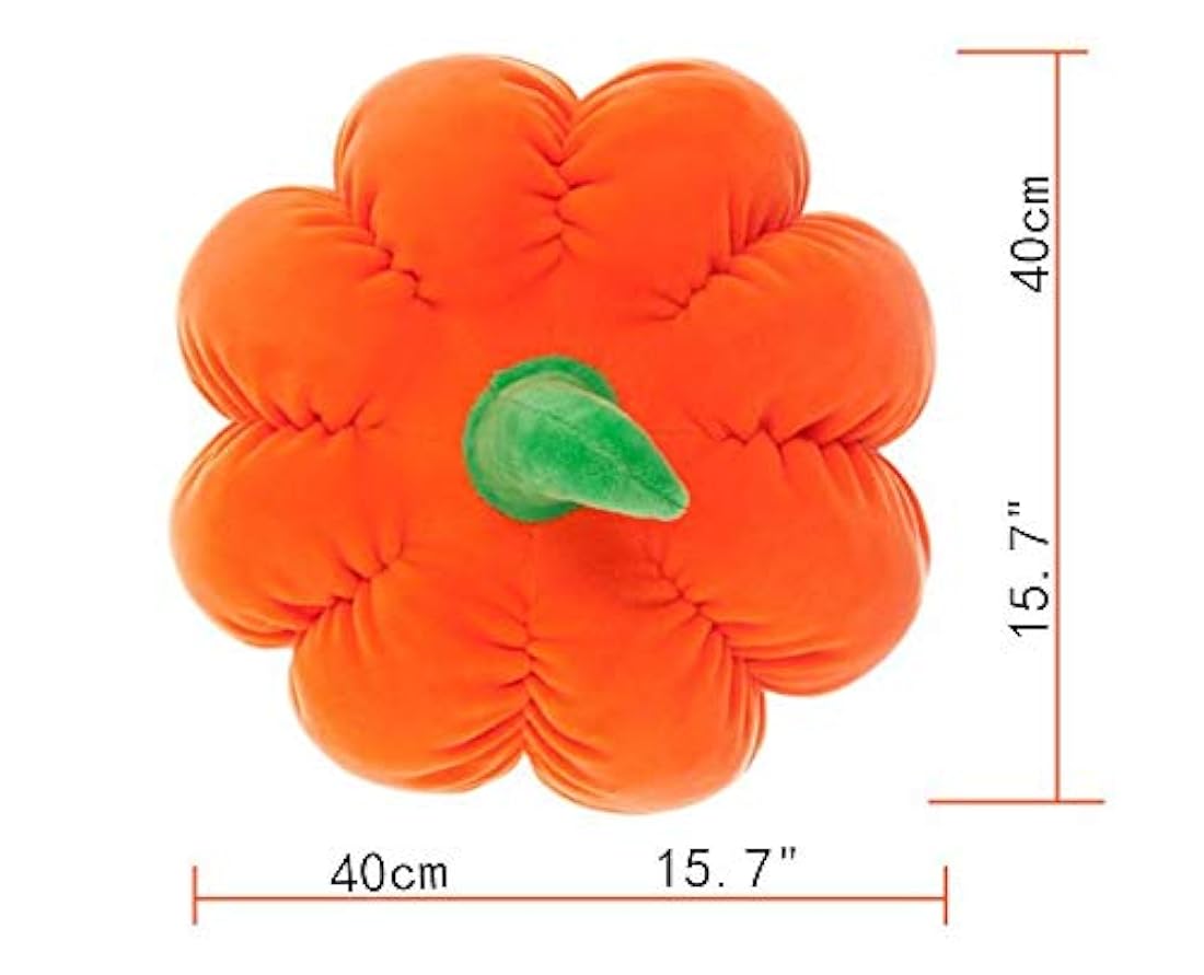 Almohada de peluche de calabaza suave para decoración