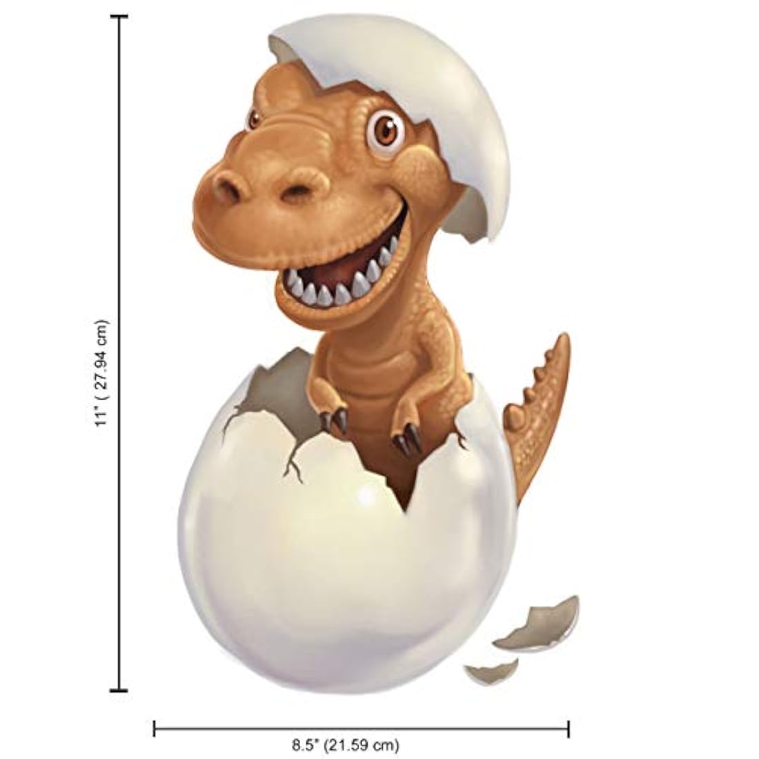 vinilo para pared de diseño bebe dinosaurio