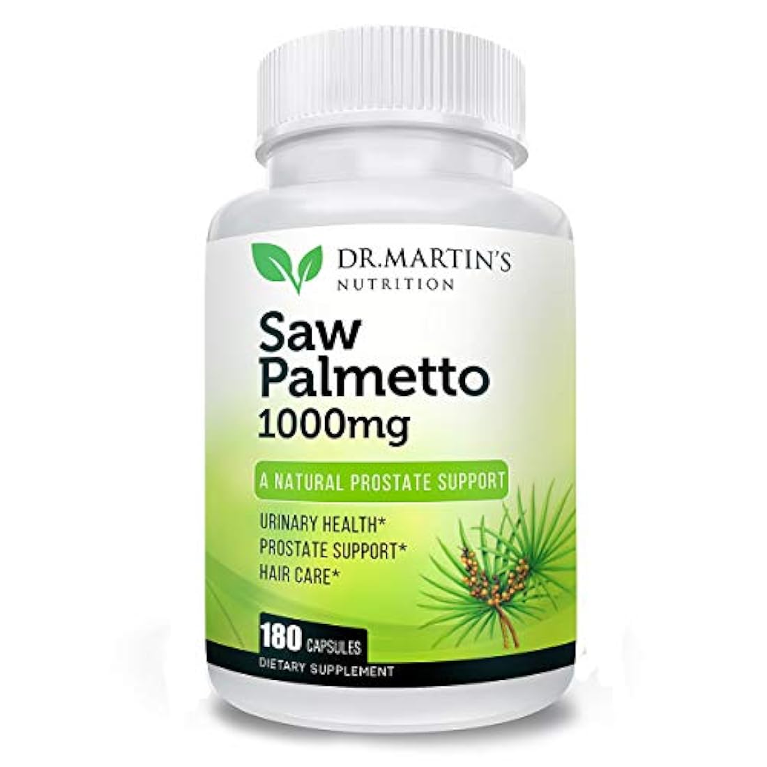 Saw Palmetto Super Strength, 180 cápsulas de suplemento