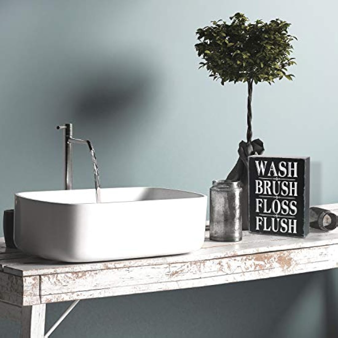 Cuadros, Pincel de lavado