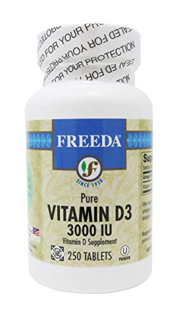Vitamina D3 3000 UI 250 pestañas kosher