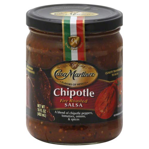 Salsa Chipotle Casa Martinez Asada Tostada 16 OZ (Pack de 2)