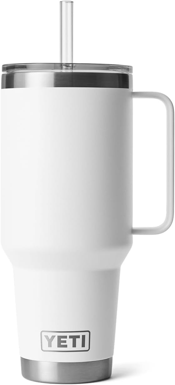 Taza de Viaje YETI Rambler, Acero Inoxidable, Aislada, Blanco