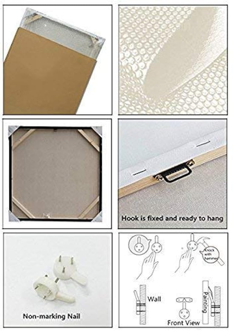 AWLXPHY - Cuadro de pared con 5 paneles para decoración