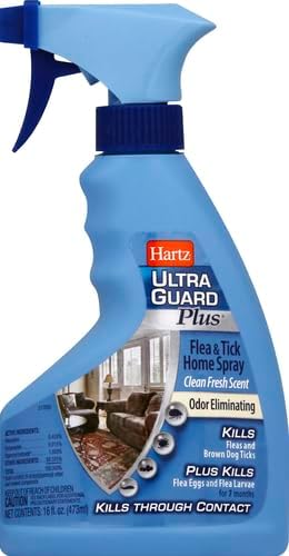 Hartz UltraGuard Plus Spray, mata pulgas y garrapatas, 16 oz