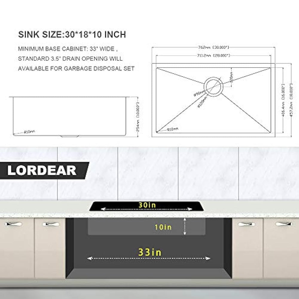 Fregadero de cocina Lordear