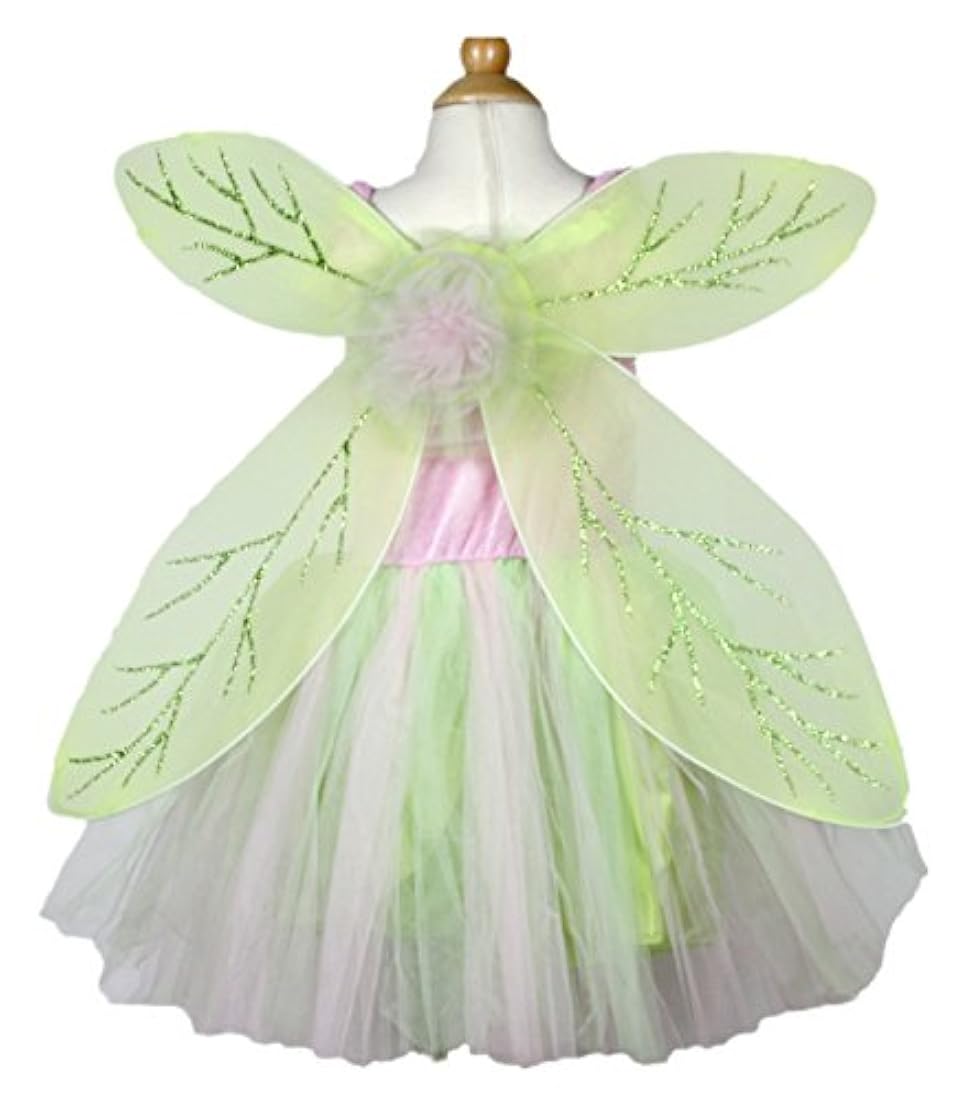 Petitebella Green Fairy Costume Dress 1-10 años