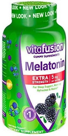 Vitafusion Mora de melatonina extra fuerte, 5 mg, 120 unid