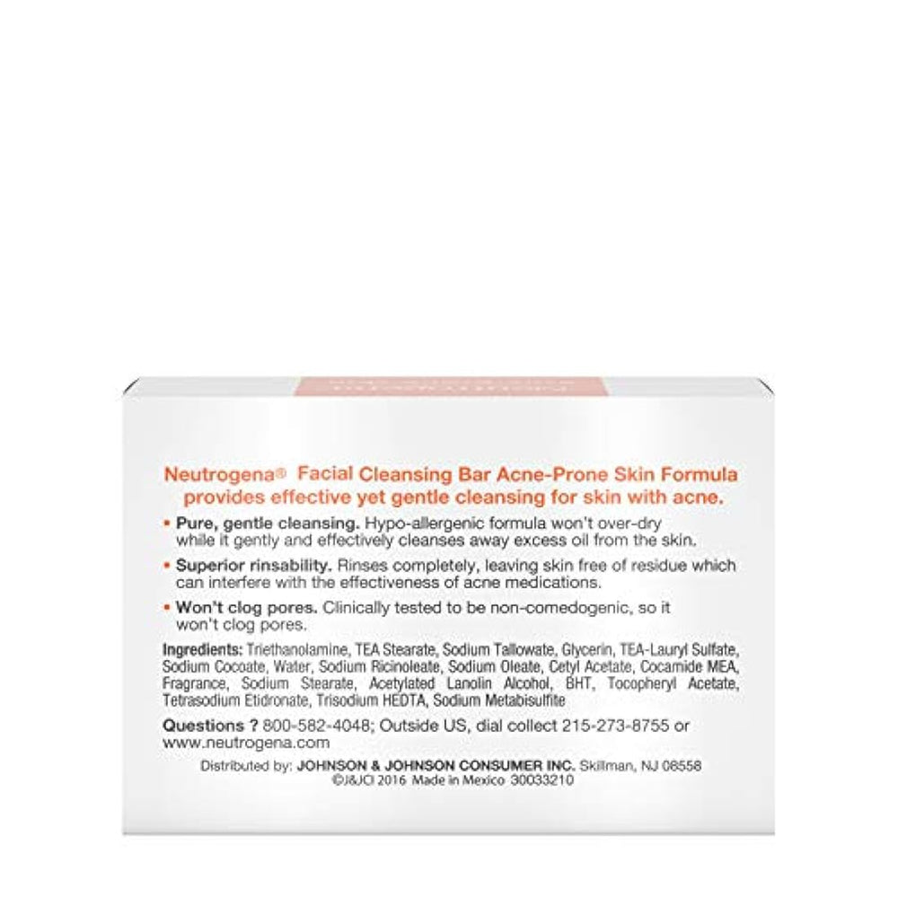 Neutrogena Limpieza Facial Bar Tratamiento para Acné