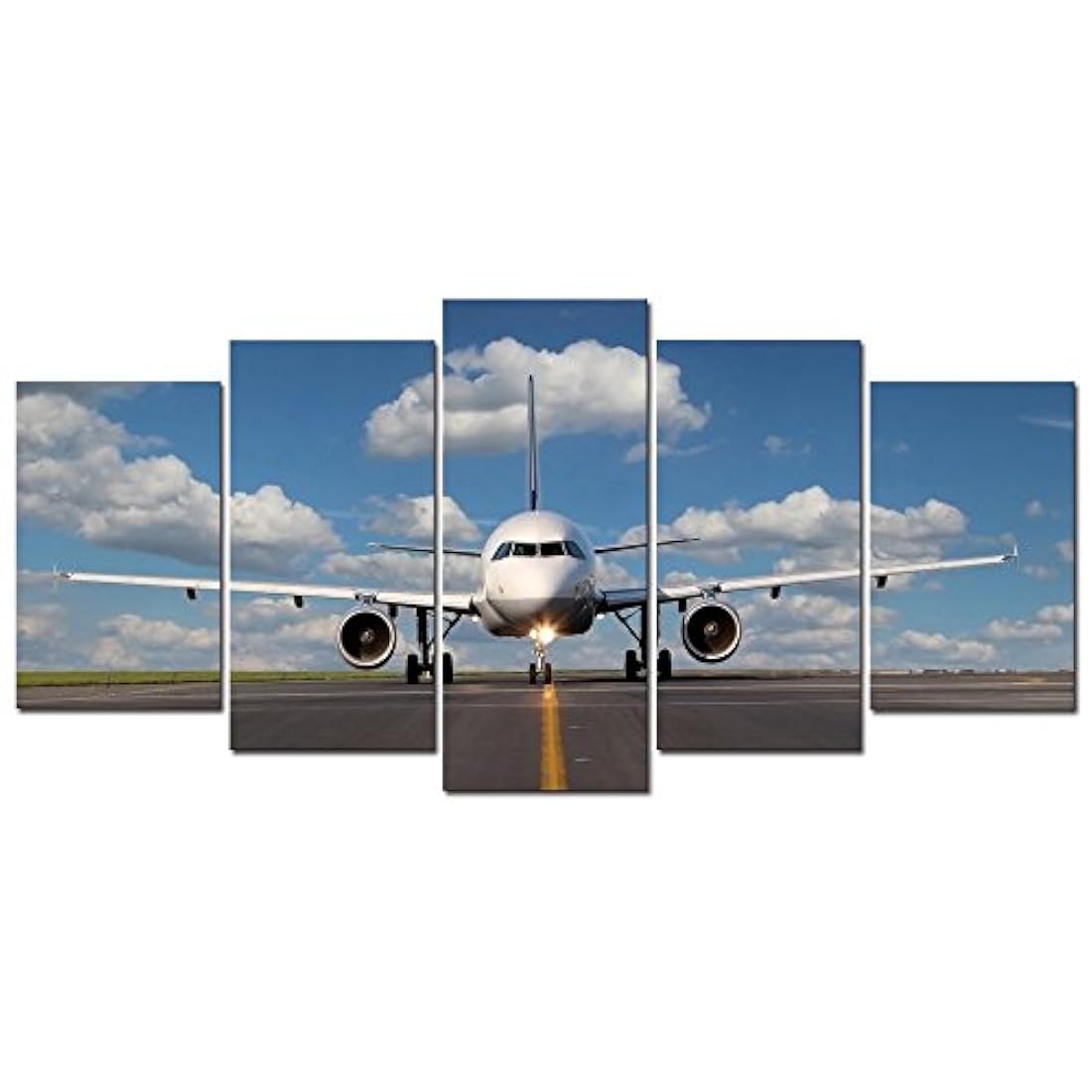 Pyradecor moderno 5 Panel estirada y enmarcado paisaje