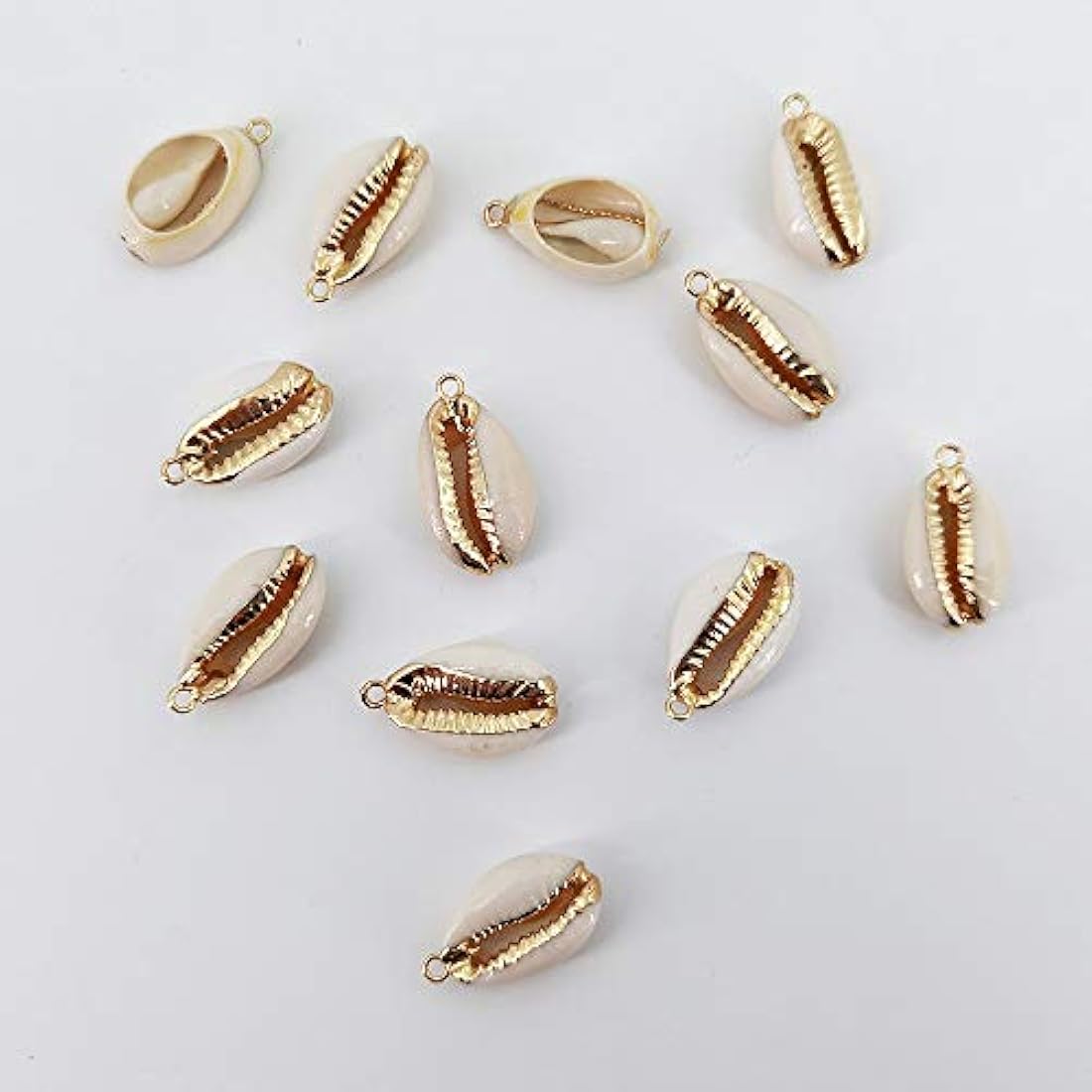 Dijes de concha natural para joyas