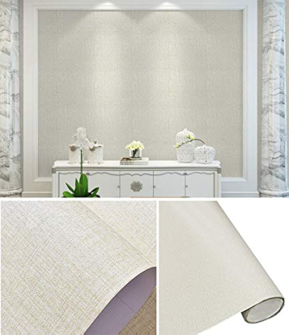 Papel pintado de papel de contacto de tela de lino