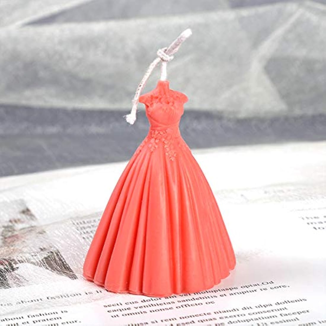 iSuperb 2 piezas de resina 3D falda silicona cristal epoxi