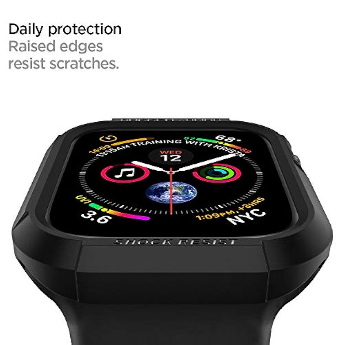 Spigen - Armadura rugosa diseñada para Apple Watch Case