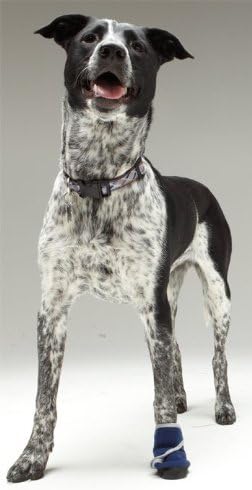 Healers Petcare - Botines médicos para perro, unidad individual, color azul