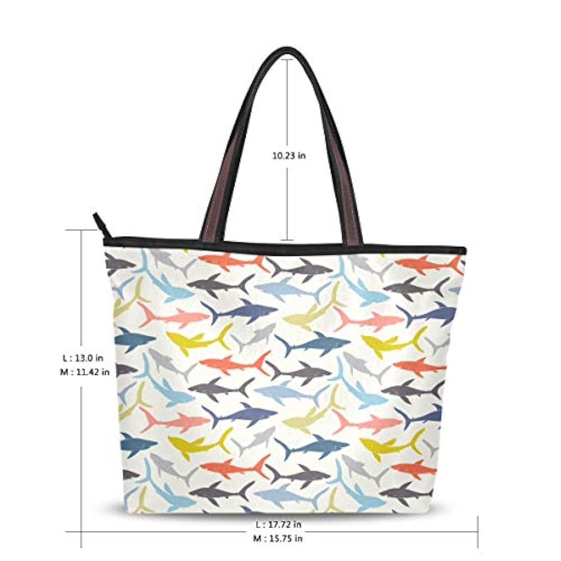 Bolso de hombro con asa superior grande para mujer