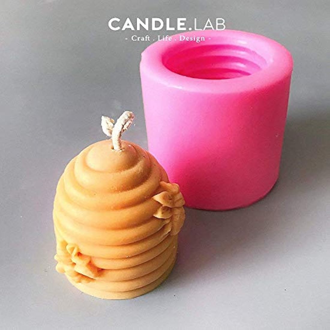 MoldFun - Juego de 2 moldes de silicona para jabón hecho a mano, decoración de tartas, caramelos, chocolate, vela, resina, cera de cera, arcilla de polímero