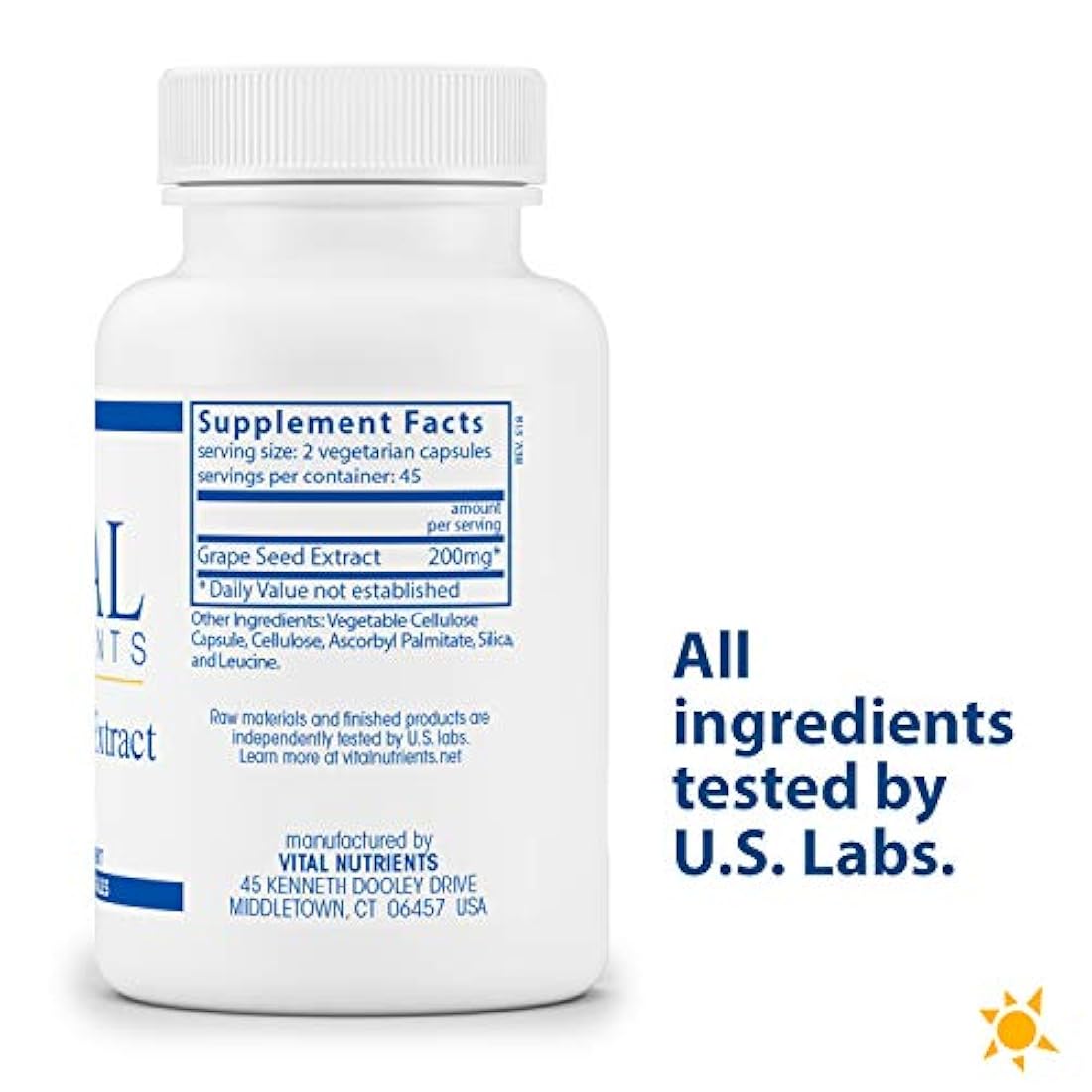 Nutrientes vitales – Extracto de semilla de uva 100 mg