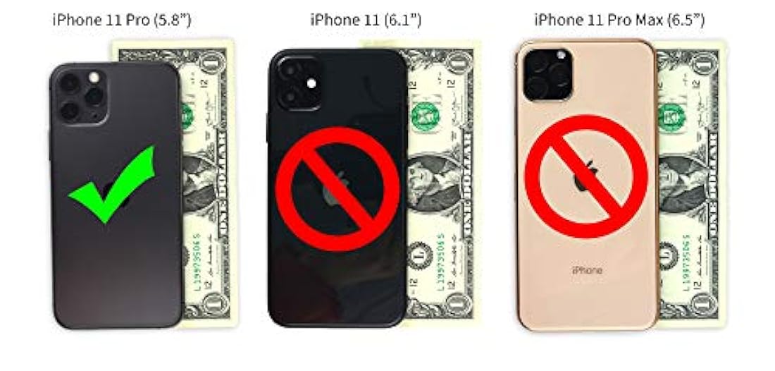 Funda para iPhone 11 Pro, Granate Dockem Luxe M2