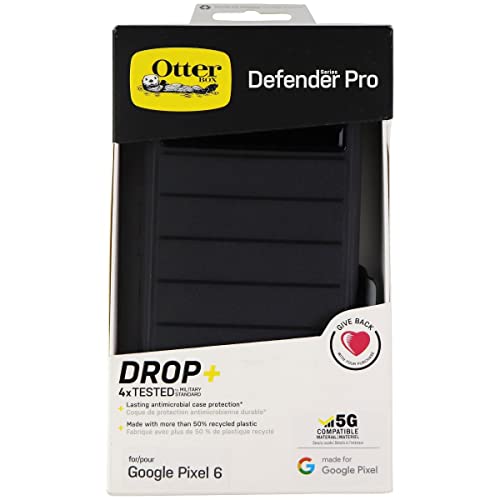 OtterBox Defender PRO - Funda y funda para smartphone Google Pixel 6, color negro