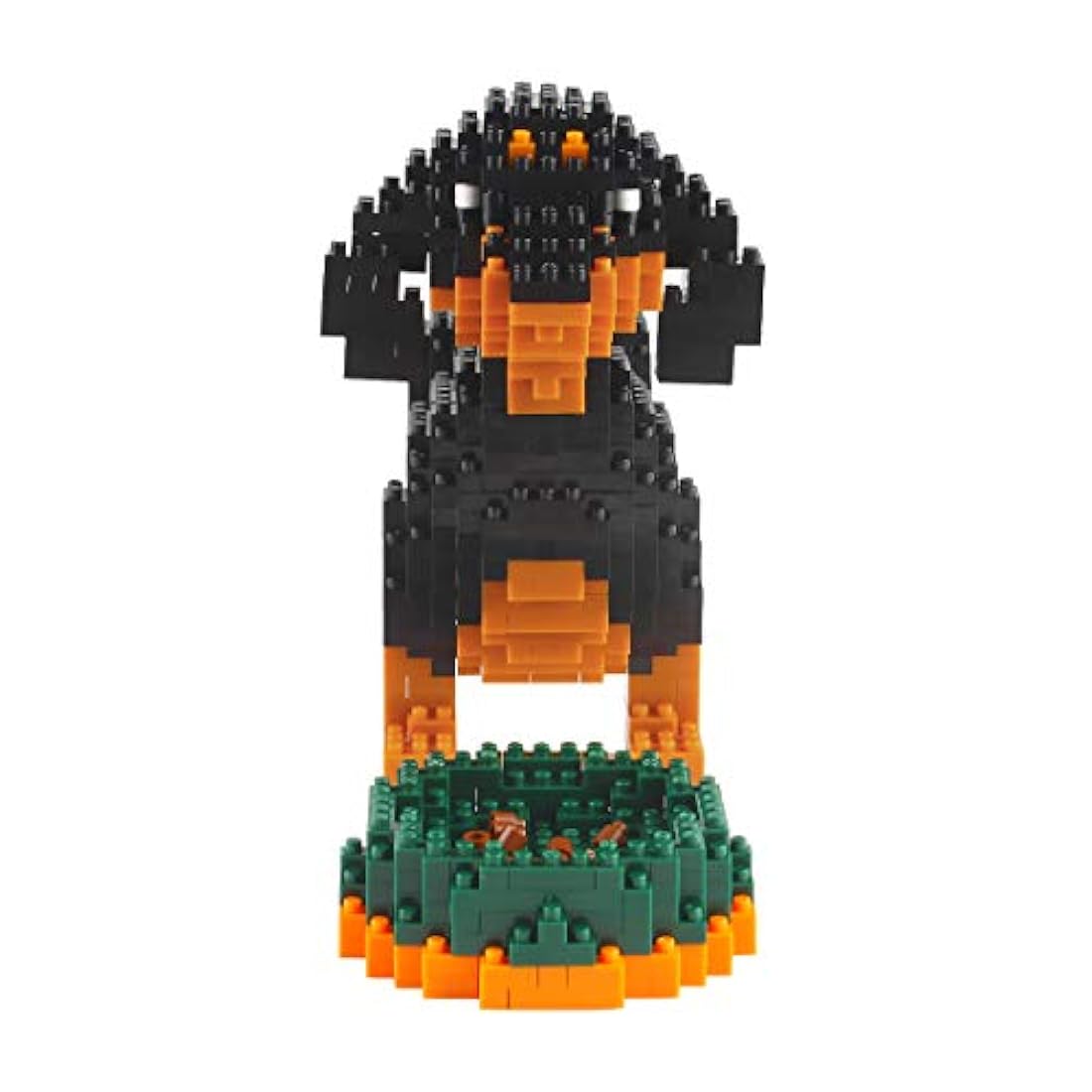 Larcele Mini bloques de construcción de perros para mascotas