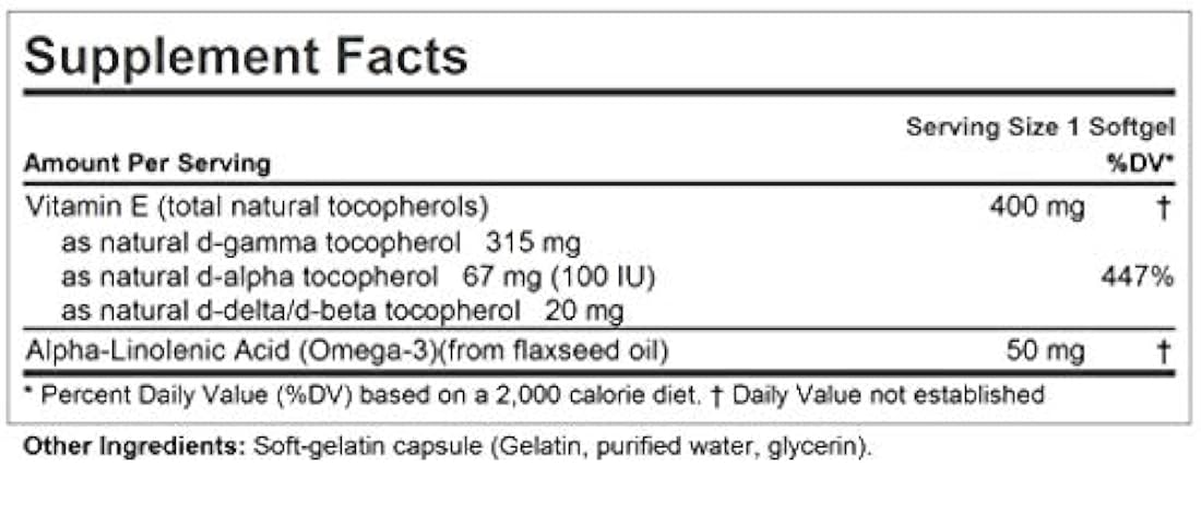 Gamma Vitamina E 1