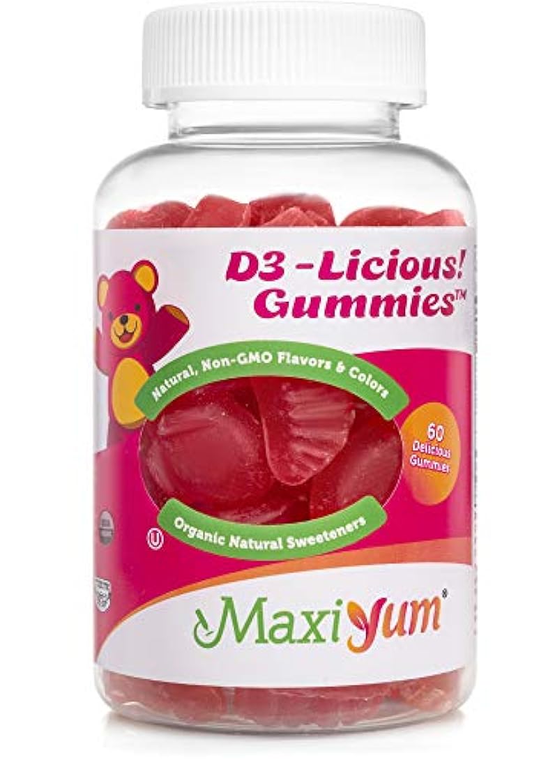 Vitamin D3 Suplemento de sabor a cereza para niños y adulto