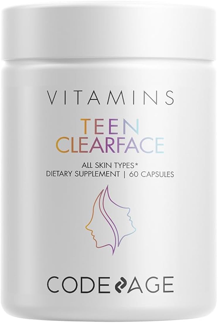 Suplemento Clearface vitaminas A C D3 E ácido pantoténico