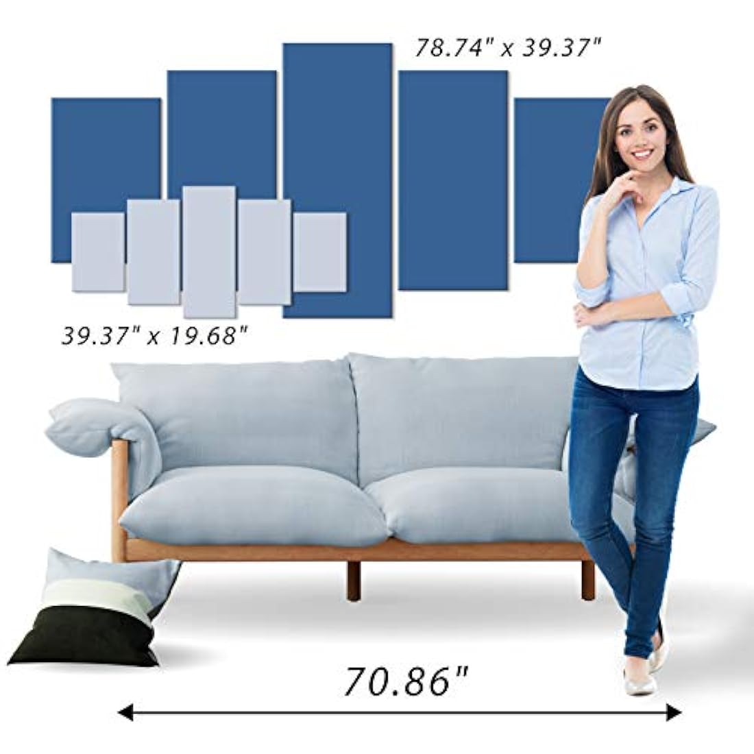 artgeistLienzo decorativo para pared diseño de pareja