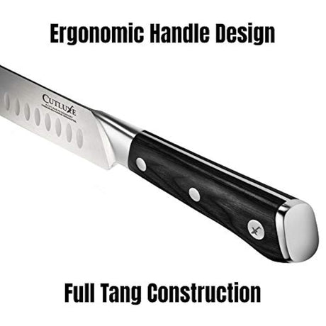 Cutluxe - Cuchillo de cocina forjado de acero inoxidable