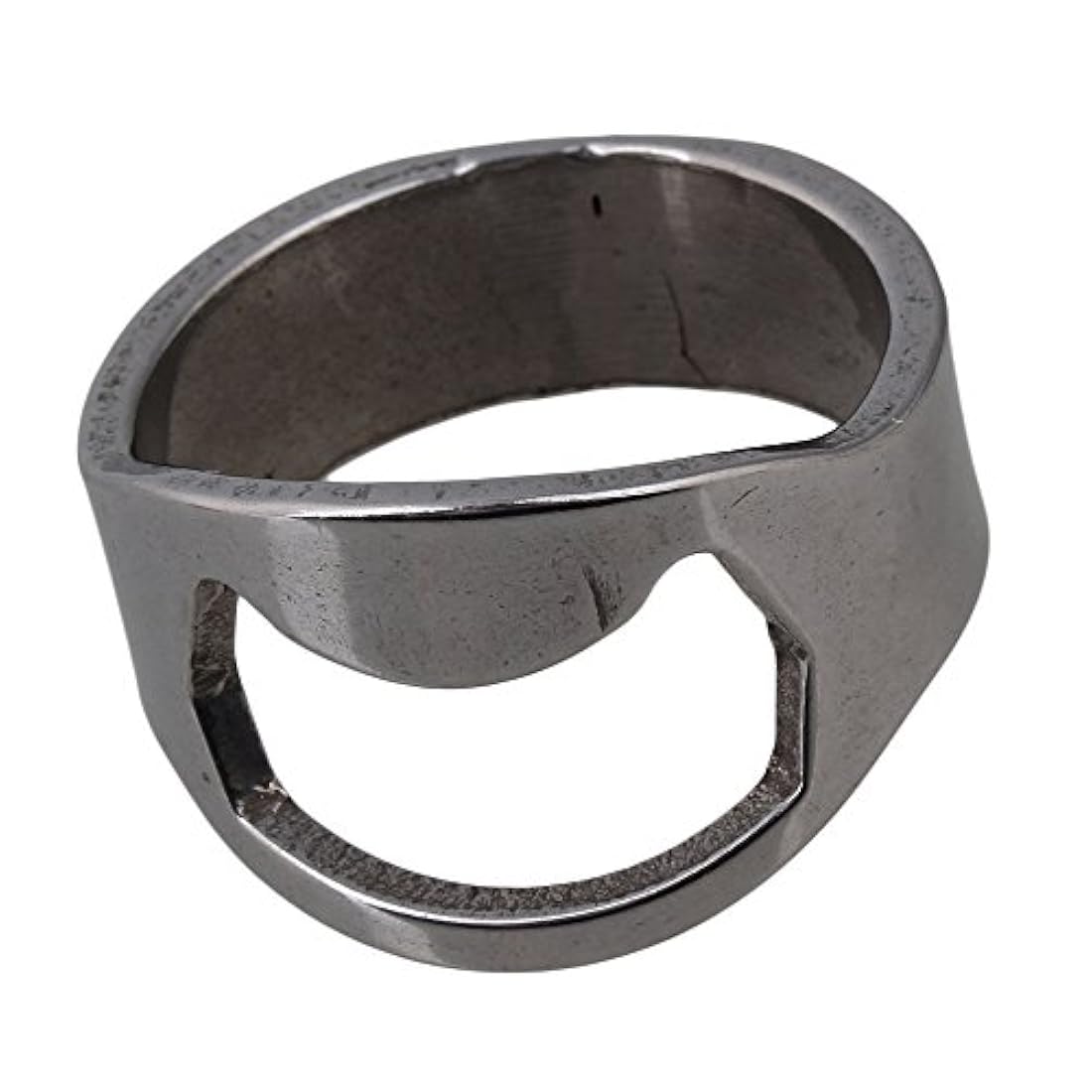 BQLZR dedo de acero inoxidable Anillo Abridor de botellas ligero Pack de 10